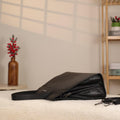 Borsa a mano in pelle nera con chiusura magnetica - Multiscomparto / Con tracolla / Per tutti i giorni